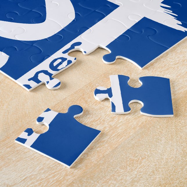 Puzzle Coureur XC - Courant cross-country (Côté)