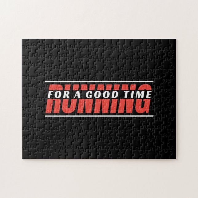 Puzzle Courir pour un bon moment - esprit coureur (Horizontal)