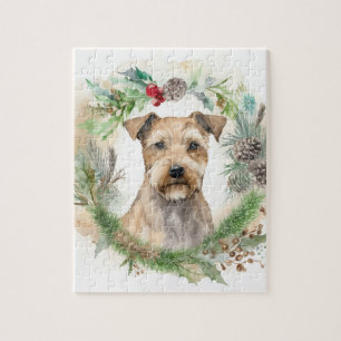 Puzzle Couronne de Noël festive Terrier de la baie de Che