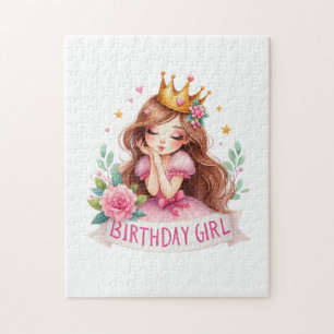 Puzzle Couronne de princesse d'anniversaire
