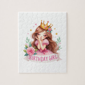 Puzzle Couronne de princesse d'anniversaire