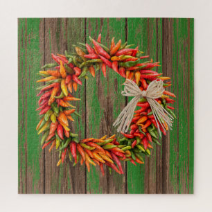 Puzzle Couronne de Ristra du Sud-Ouest du Chili en Bois V