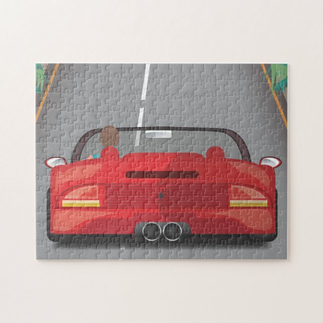 Puzzle Course d'arcade rétro des années 80 (Horizontal)