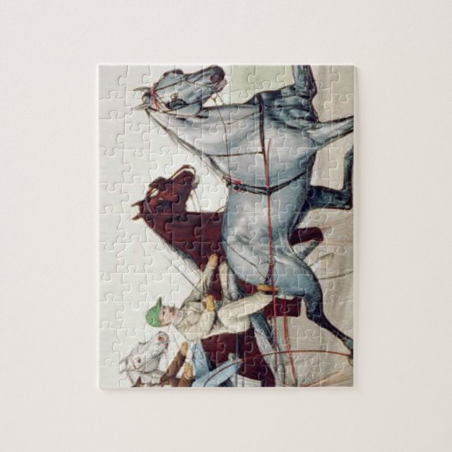 Puzzle Course d'attelages SUPÉRIEURE (Vertical)