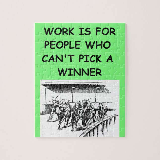 Puzzle course de chevaux de pur sang (Vertical)