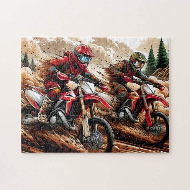 Puzzle Course de motocross (Horizontal)