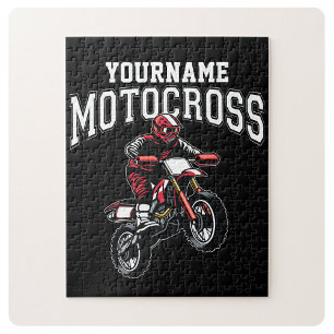 Puzzle Course Motocross Dirt Bike Rider personnalisée