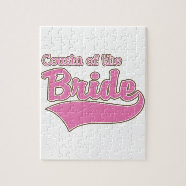 Puzzle Cousin de la mariée (Vertical)