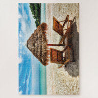 Coussin décoratif pour chaises longues sur la plag