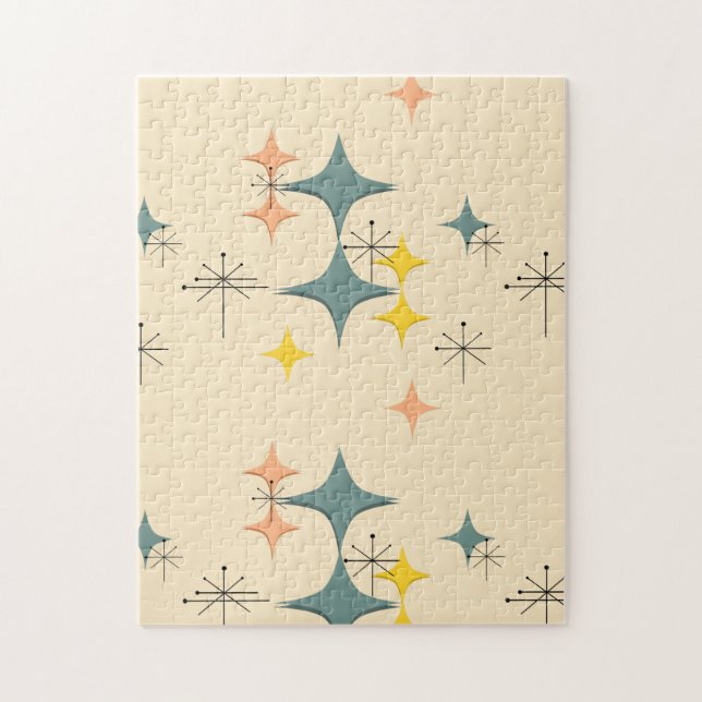 Puzzle Coutume atomique moderne d'Eames Starbursts de la (Vertical)