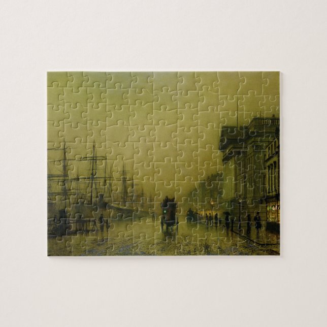Puzzle Coutumes H de docks de John Atkinson Grimshaw | (Horizontal)