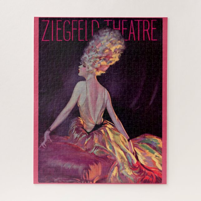 Puzzle Couverture artistique du théâtre Ziegfeld 1927 (Vertical)