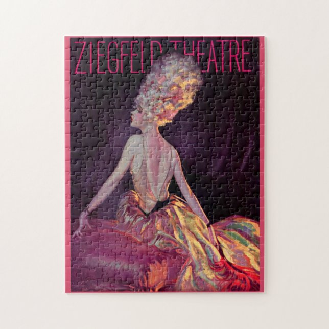 Puzzle Couverture artistique du théâtre Ziegfeld 1927 (Vertical)
