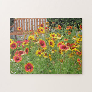 Puzzle - Couverture de fleurs