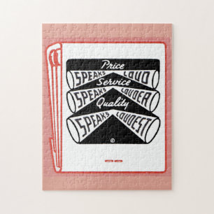 Puzzle couverture de vieux matchbook Prix Speds Loud