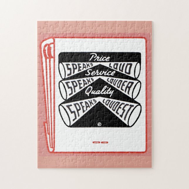 Puzzle couverture de vieux matchbook Prix Speds Loud (Vertical)