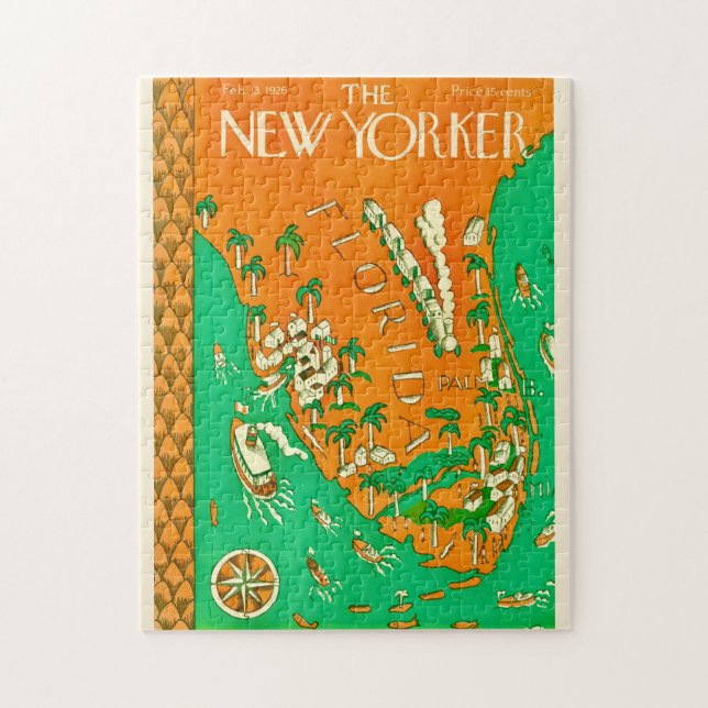 Puzzle Couverture du New Yorker Février 1926 - 11x14 (Vertical)