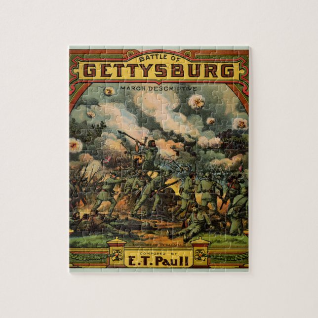 Puzzle Couverture musicale de la bataille de Gettysburg e (Vertical)