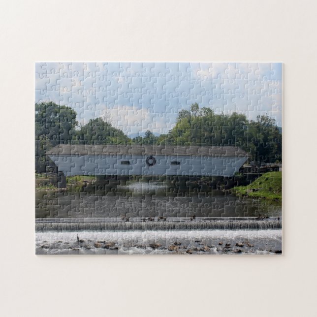 Puzzle Covered Bridge (Horizontal)