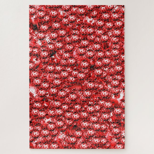 Puzzle covid rouge 19 (Vertical)