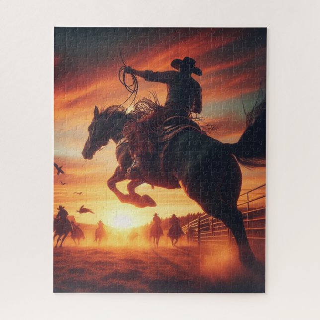 Puzzle Cow-boy (Vertical)