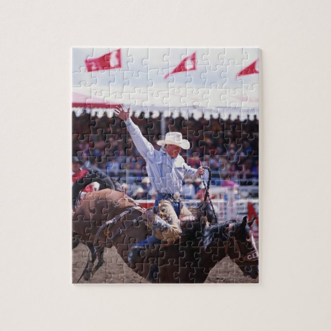 Puzzle Cowboy à un rodéo (Vertical)