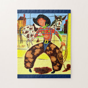 Puzzle cowboy mignon