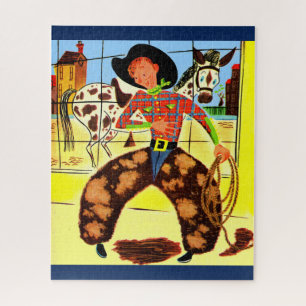 Puzzle cowboy mignon