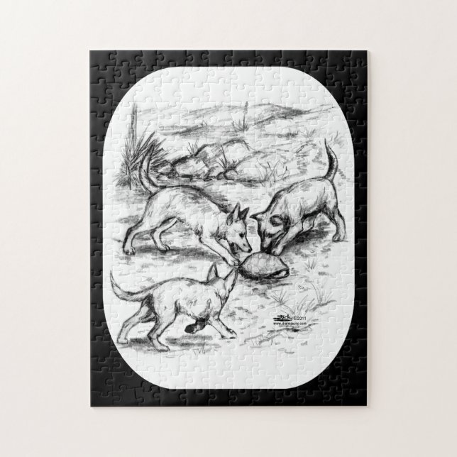 Puzzle Coyote (Vertical)