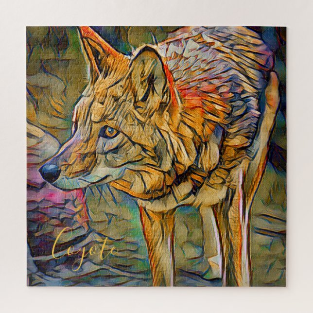 Puzzle Coyote [puzzle Carré] (Vertical)