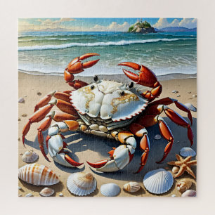 Puzzle Crabe de plage vibrant