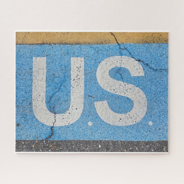 Puzzle Cracked U.S.  (Horizontal)