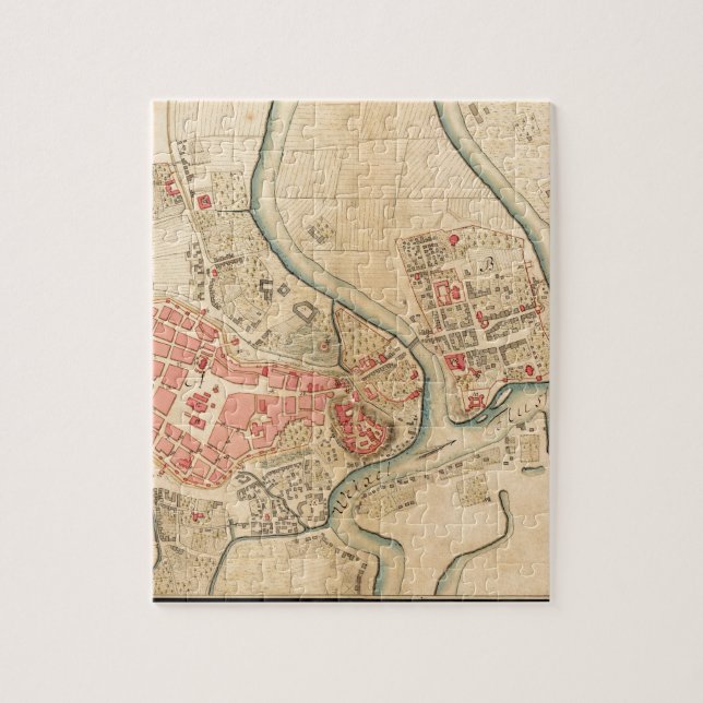 Puzzle Cracovie Pologne 1755 (Vertical)