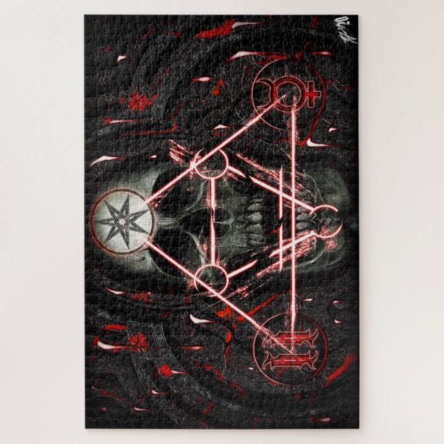 Puzzle crâne 888 (Vertical)