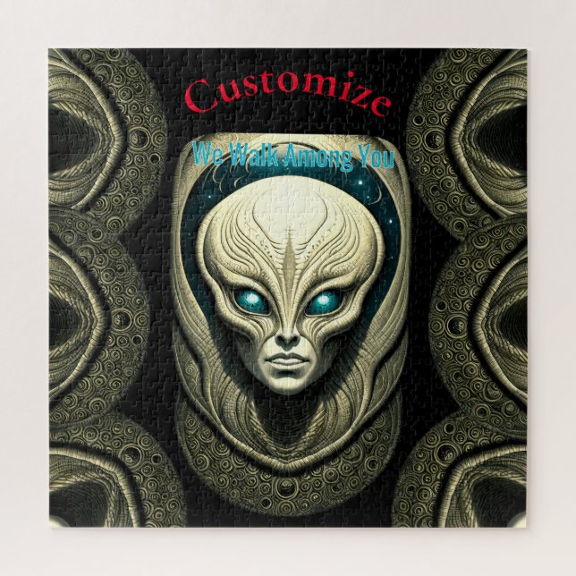 Puzzle Crâne Alien Tête Thunder_Cove (Vertical)
