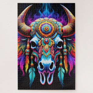 Puzzle Crâne de Bison Natif