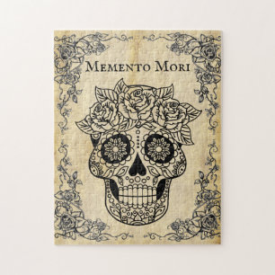 Puzzle Crâne vintage Memento Mori