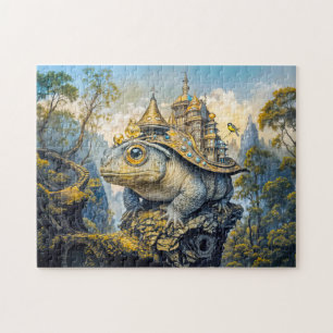 Puzzle Crapaud de château steampunk