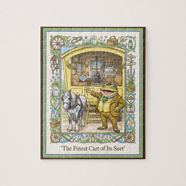 Puzzle Crapaud de Toad Hall sur la route énigme (Vertical)