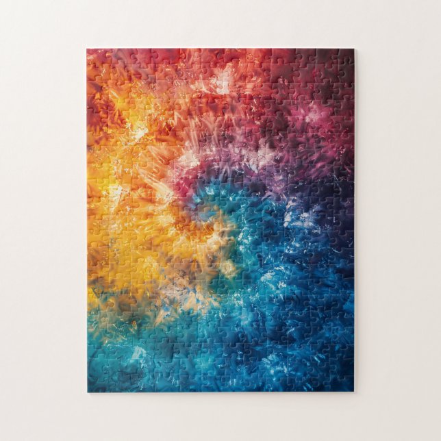 Puzzle Cravate arc-en-ciel (Vertical)