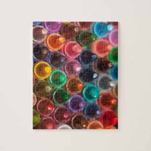 Puzzle crayons colorés