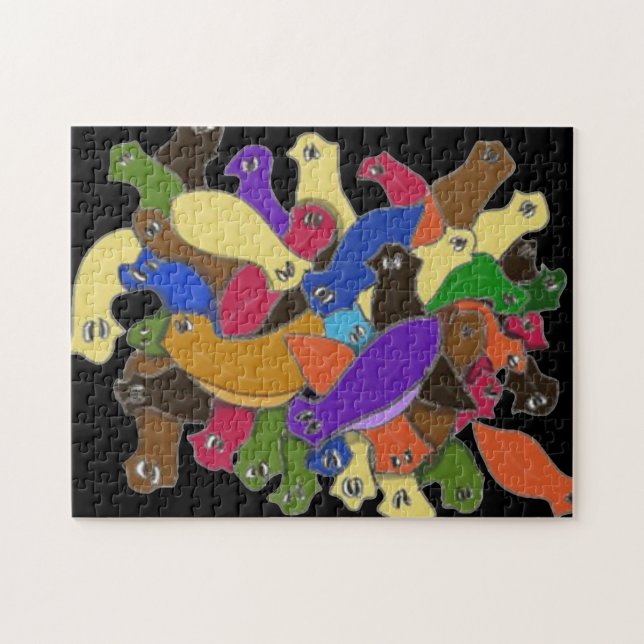 Puzzle Crazy Cross yeux Planariens (Horizontal)