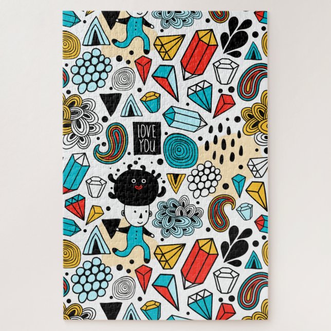 Puzzle Crazy head (Vertical)