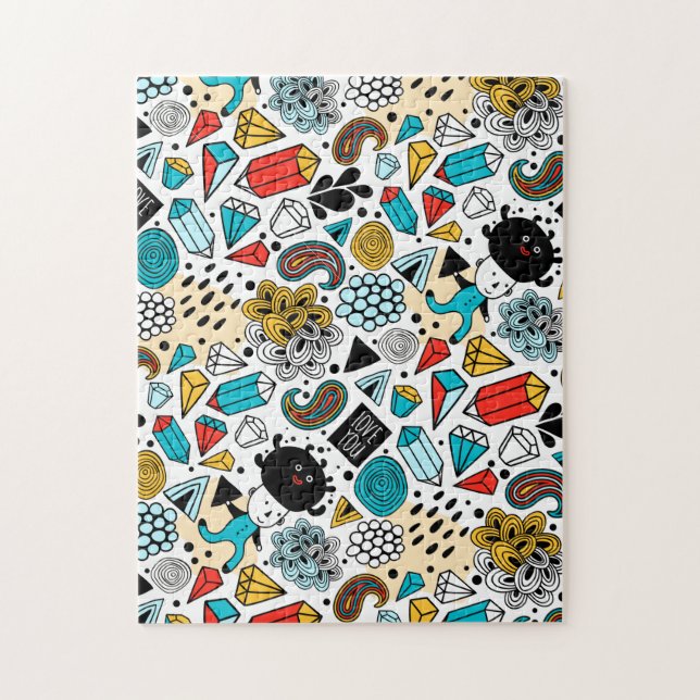 Puzzle Crazy head (Vertical)