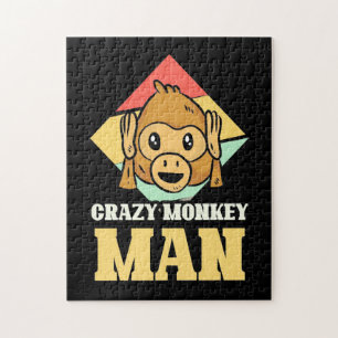 Puzzle Crazy Monkey Man