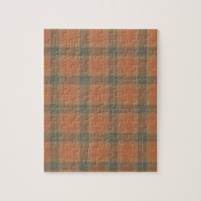 Puzzle Cream Tartan (Vertical)