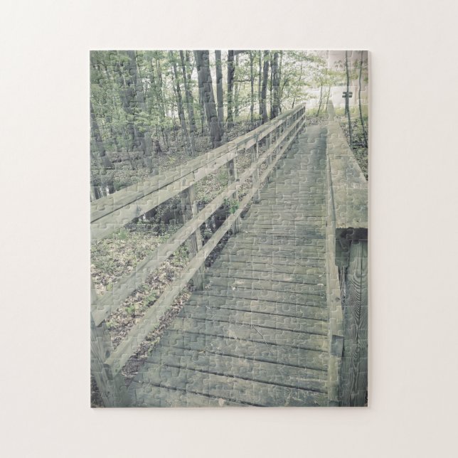 Puzzle Creative vintage piste d'automne photo jigsaw puzz (Vertical)