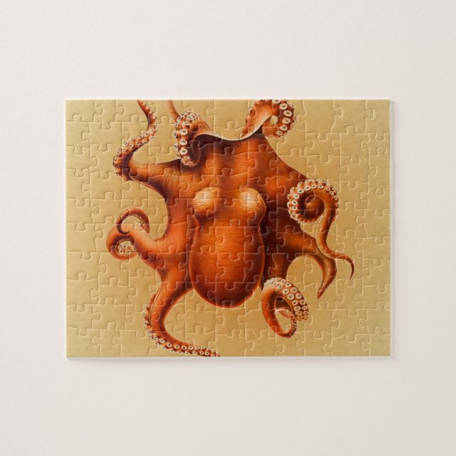 Puzzle Créature du monstre de la mer d'Octopus Cephalapod (Horizontal)