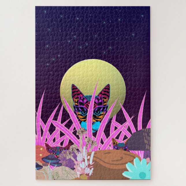 Puzzle Créatures Sous La Lune (Vertical)
