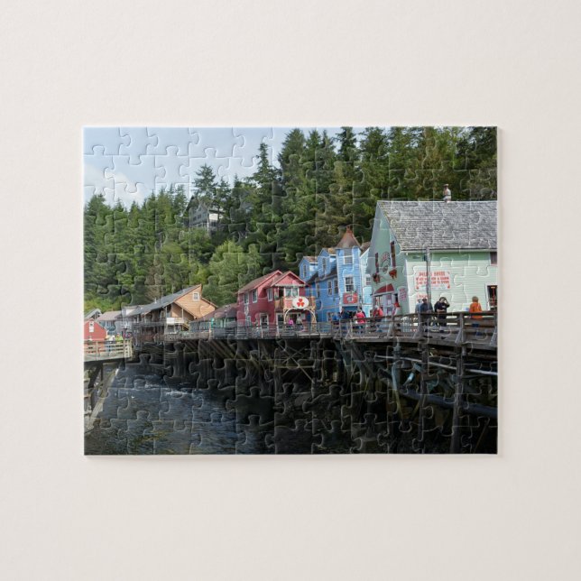 Puzzle Creek Street à Ketchikan (Horizontal)